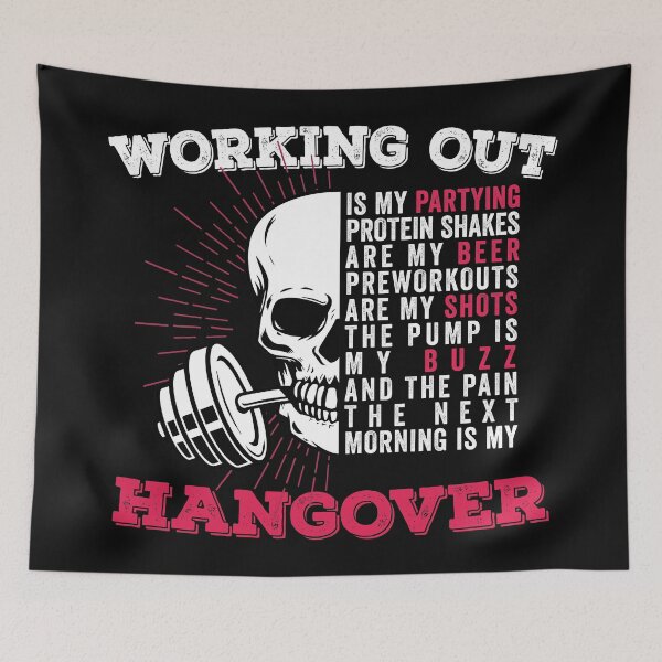 Item preview, workout hangover fitness designed and sold by Ashi17.
