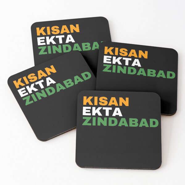 Item preview, KISAN EKTA ZINDABAD-Slogan designed and sold by MyTrendStore.