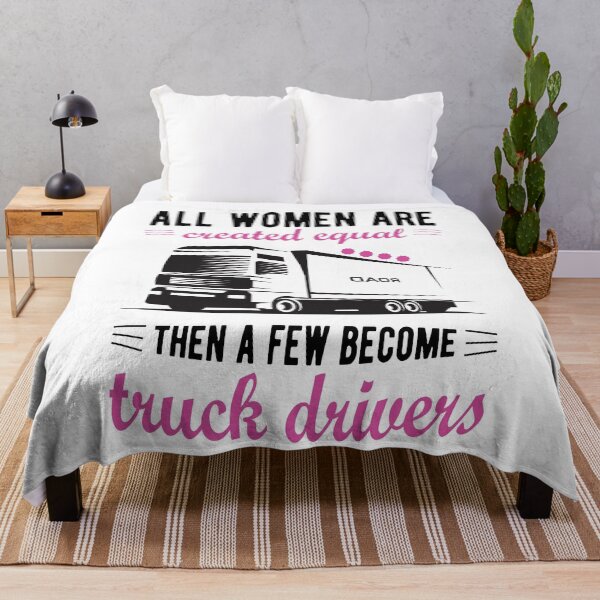 Item preview, Female Truck Driver - Funny Trucking Lover Girl Quotes designed and sold by Scratches Tees.