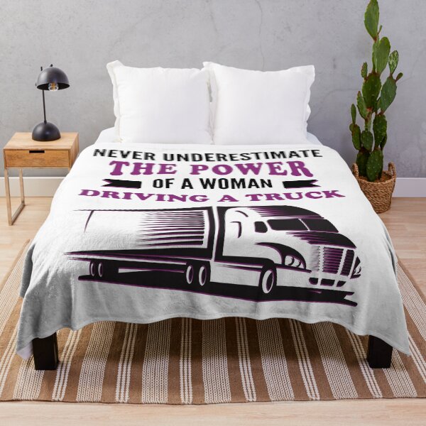 Item preview, Female Truck Driver - Funny Trucker Woman Sayings designed and sold by Scratches Tees.