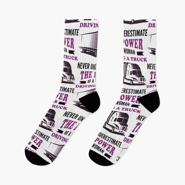 Item preview, Female Truck Driver - Funny Trucker Woman Sayings designed and sold by Scratches Tees.