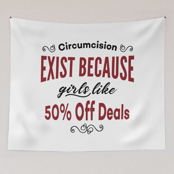 Item preview, Funny Circumcision - Circumcised Foreskin Jokes and Quotes designed and sold by Scratches Tees.