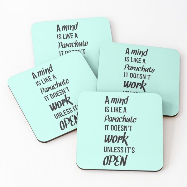 Item preview, A mind is like a Parachute, It doesn't Work unless it's OPEN designed and sold by Chaotic Neutral.