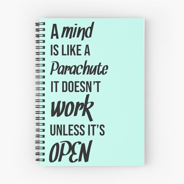 Item preview, A mind is like a Parachute, It doesn't Work unless it's OPEN designed and sold by Chaotic Neutral.