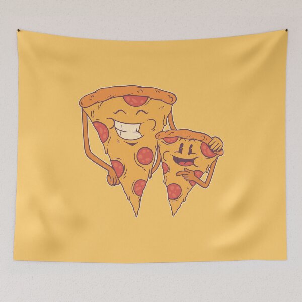 Item preview, Happy Pizza Slice Family designed and sold by Piztees.