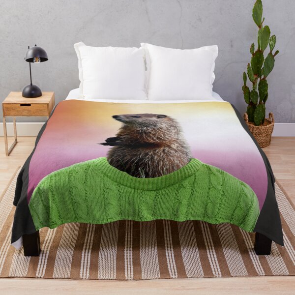 Item preview, Groundhog in a Sweater designed and sold by portraitsonthep.