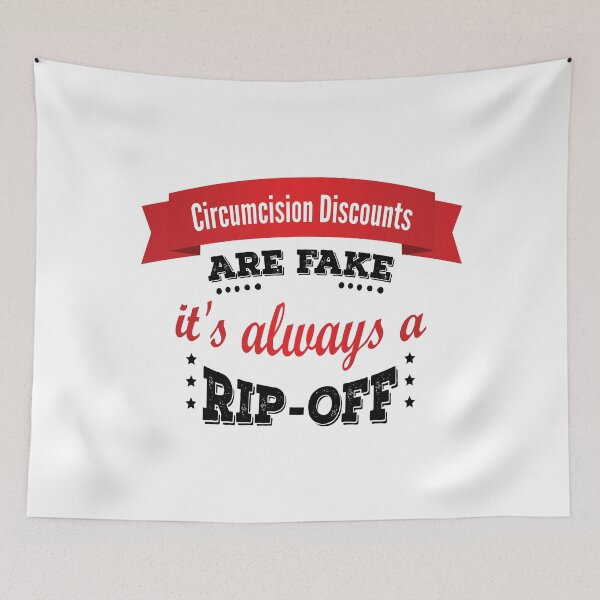 Item preview, Funny Circumcision - Circumcised Foreskin Jokes and Quotes designed and sold by Scratches Tees.
