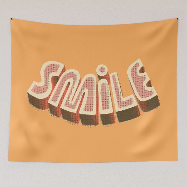 Item preview, smile - Aesthetic Vintage Typography designed and sold by jdotrdot712.