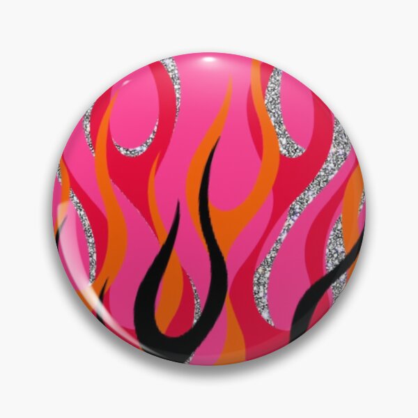 Item preview, pink glitter flames designed and sold by Julia Santos.