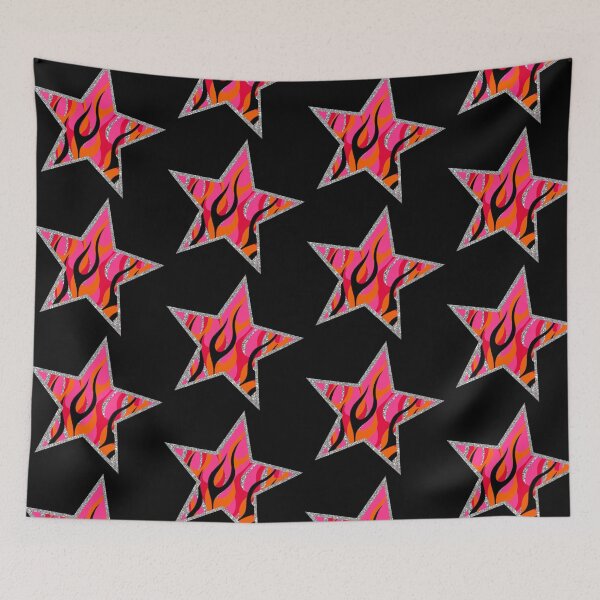 Item preview, pink glitter flames designed and sold by Julia Santos.