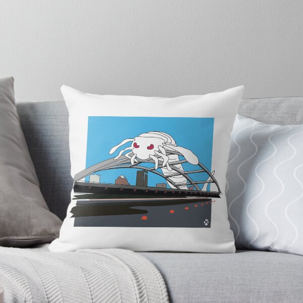 Item preview, Eurypterid climbing over the Freddie-Sue Bridge in Rochester, NY designed and sold by PaleoPix.