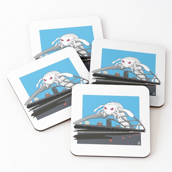Item preview, Eurypterid climbing over the Freddie-Sue Bridge in Rochester, NY designed and sold by PaleoPix.