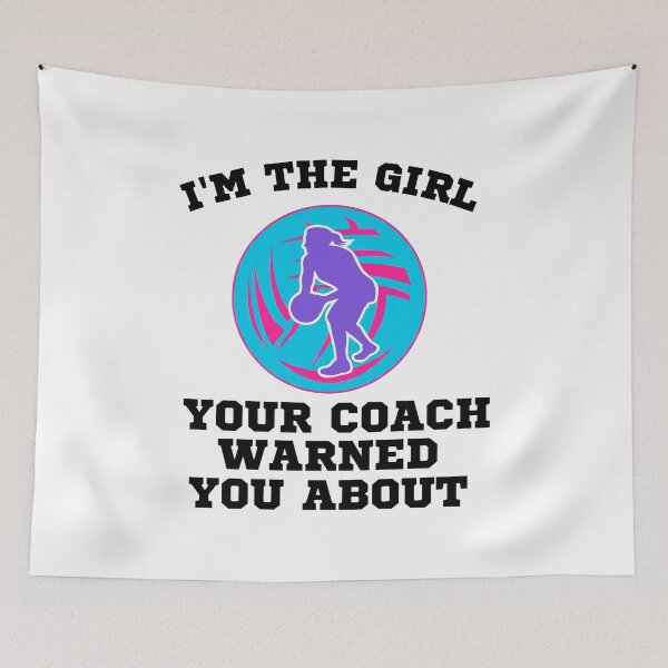 Item preview, I'm The Girl Your Coach Warned You About - Netball designed and sold by kindxinn.