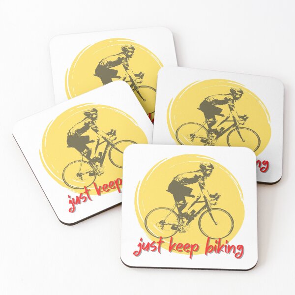 Item preview, Just Keep Biking designed and sold by springbloomb.