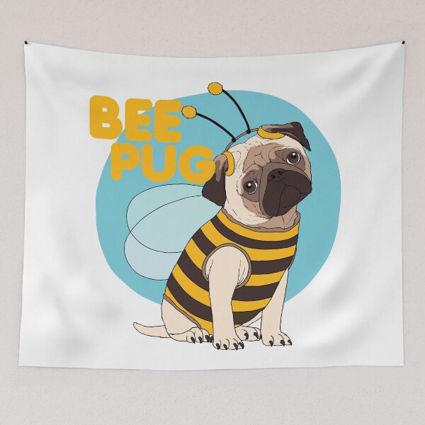 Item preview, BeePug designed and sold by pugmilk.