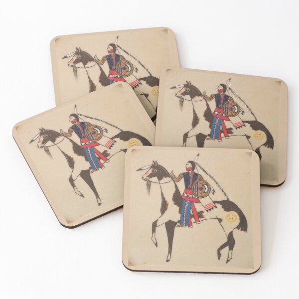 Item preview, Mounted Plains Indian warrior designed and sold by Charles Buchanan.