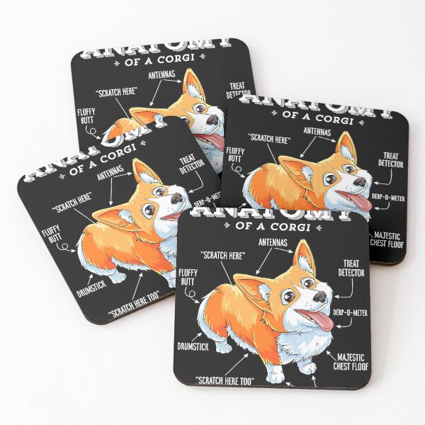 Item preview, Corgi Women Kids Men Anatomy of a Corgi designed and sold by CharlotteHicks.
