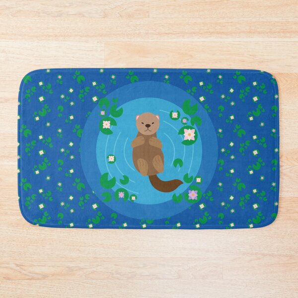 Item preview, Otter in Lily Pad Pond designed and sold by Pem Bear.