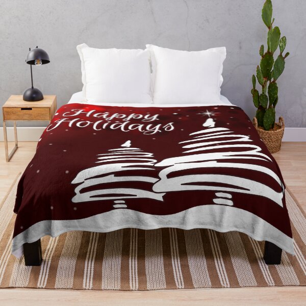 Item preview, Abstract White Trees - RED  designed and sold by serenaking.