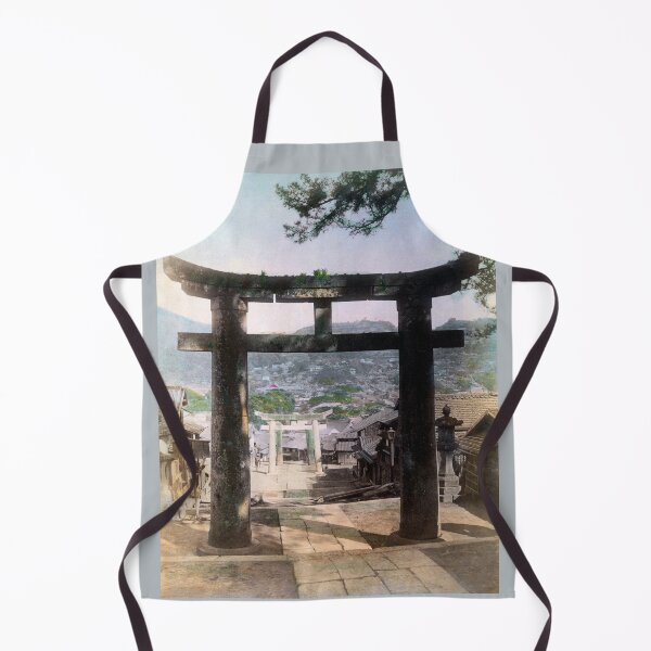 Item preview, 19th C. Osuwa Temple Gate of Nagasaki Japan designed and sold by retrophotoworks.