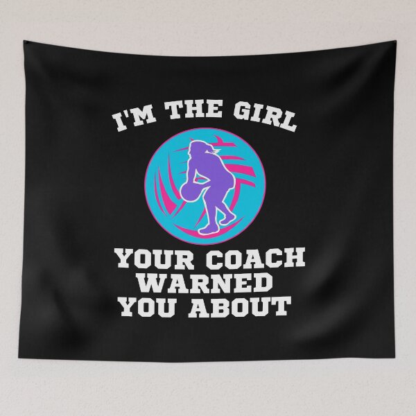 Item preview, I'm The Girl Your Coach Warned You About - Netball designed and sold by kindxinn.
