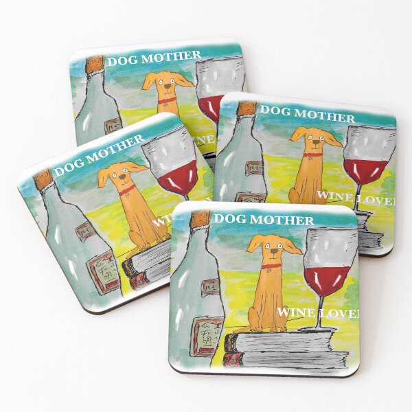 Item preview, Dog Mother Wine Lover designed and sold by iancoppack.