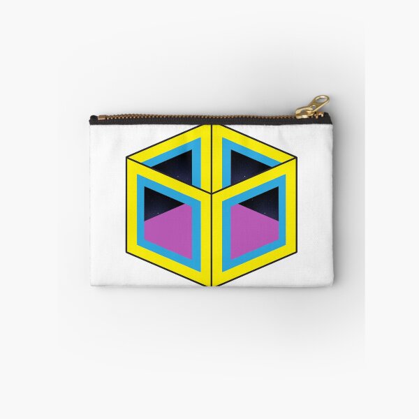 Item preview, Infinity Cube - 3D - Yellow, Purple and Blue designed and sold by d-w-h design.