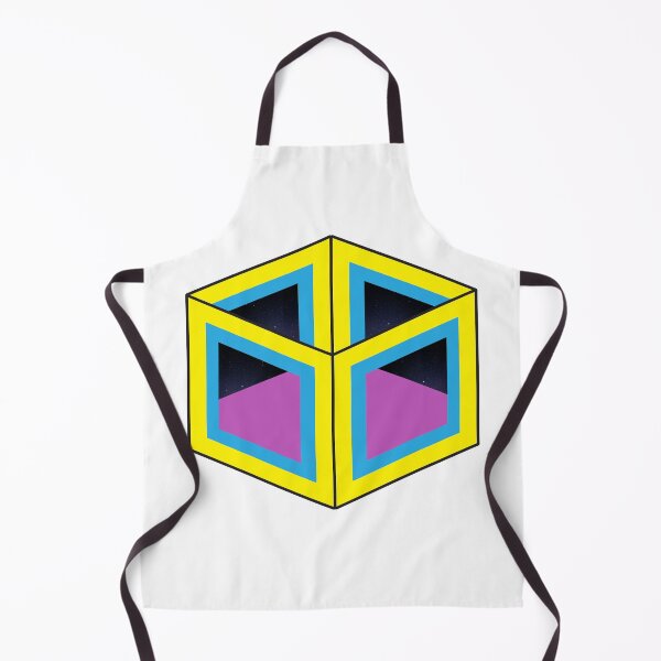 Item preview, Infinity Cube - 3D - Yellow, Purple and Blue designed and sold by d-w-h design.