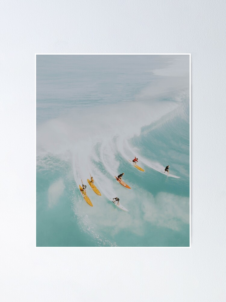 lets surf lv Poster for Sale by mauikauai