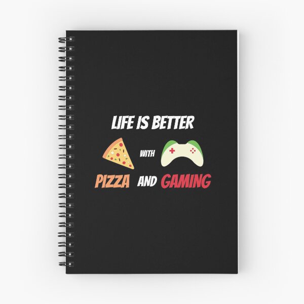 Item preview, life is better with pizza and gaming designed and sold by MegaStore101.