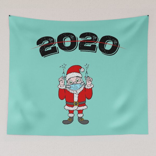Item preview, educated motivated vaccinated santa designed and sold by GraphicBit.