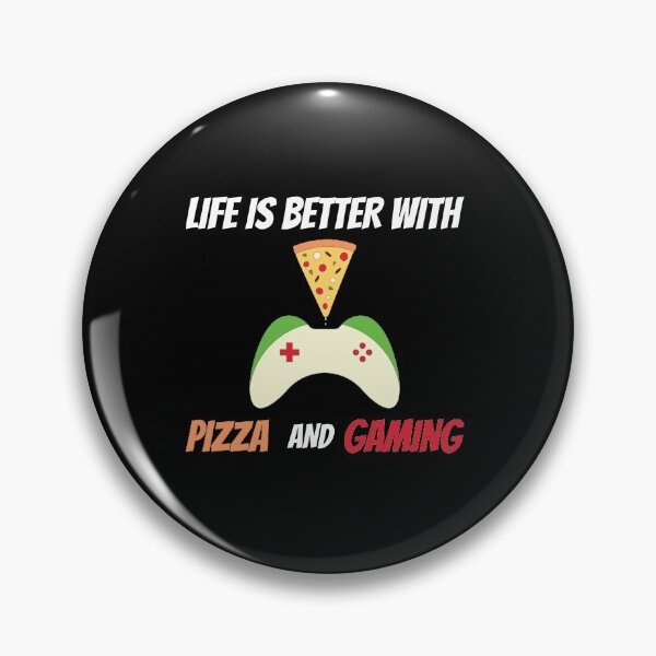 Item preview, life is better with pizza and gaming designed and sold by MegaStore101.