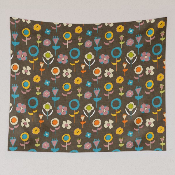 Item preview, new floral brown designed and sold by susycosta.