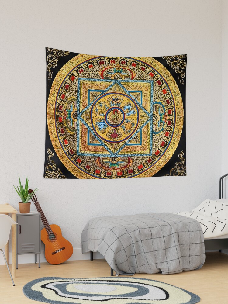 Om Mandala Tapestry