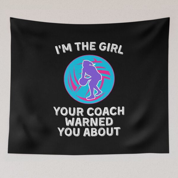 Item preview, I'm The Girl Your Coach Warned You About - Netball designed and sold by kindxinn.