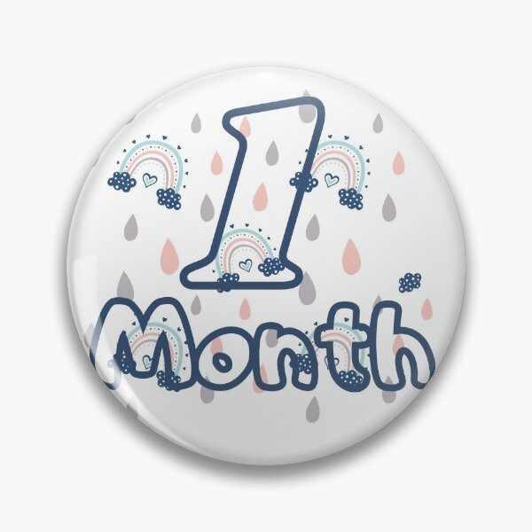 Item preview, Baby monthly milestone 1 month designed and sold by sully-boutique.