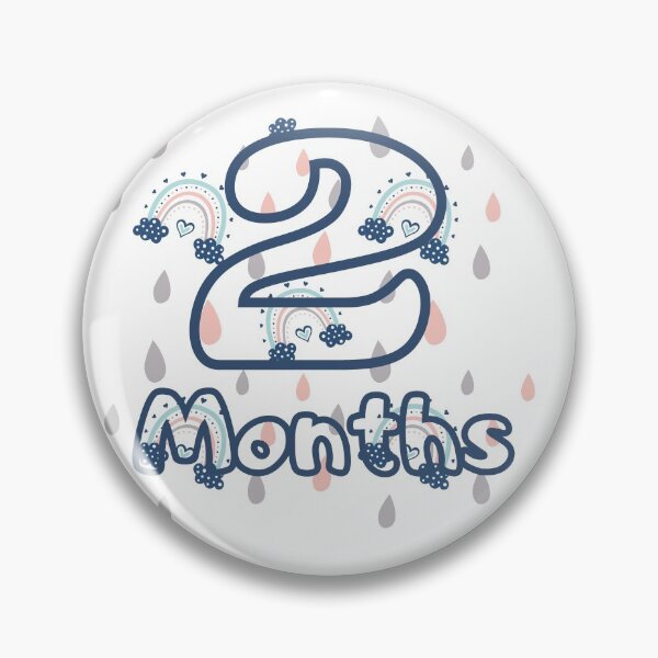 Item preview, Baby monthly milestone 2 months designed and sold by sully-boutique.