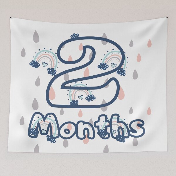 Item preview, Baby monthly milestone 2 months designed and sold by sully-boutique.