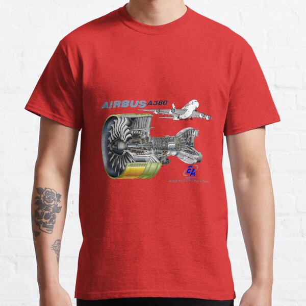 Airbus A 380 GP7000 Engine Classic T-Shirt