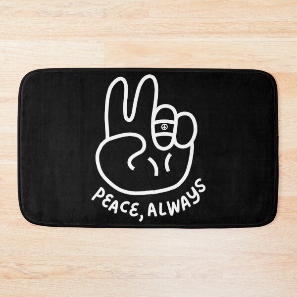 Item preview, Peace Always (Peace Sign Hand) (WhiteInk) designed and sold by jdotrdot712.