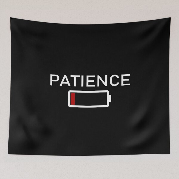 Item preview, Patience Low Battery designed and sold by LimaChippewa.