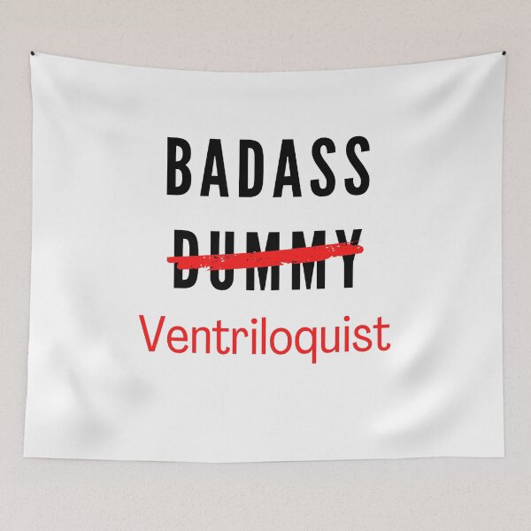 Item preview, Badass Ventriloquist Funny designed and sold by fantasticpud.