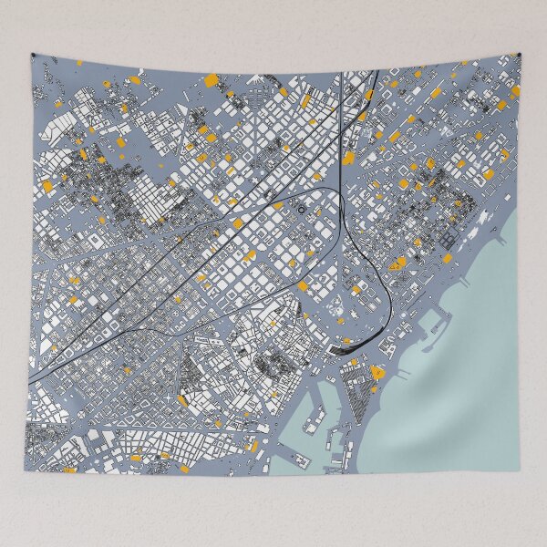 Item preview, Barcelona, schools in color designed and sold by jean-nicolas.