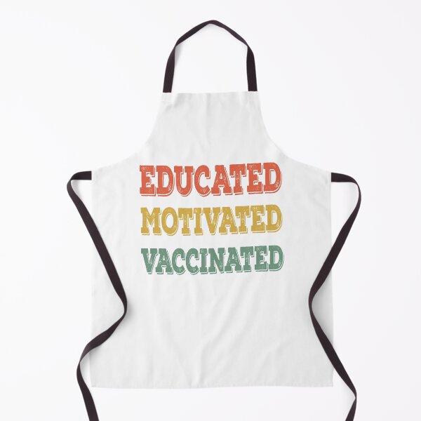 Item preview, Educated Motivated Vaccinated designed and sold by AmberSiraj.
