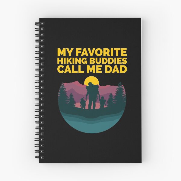 Item preview, My Favorite Hiking Buddies Call me Dad Tee designed and sold by Manisma Road.