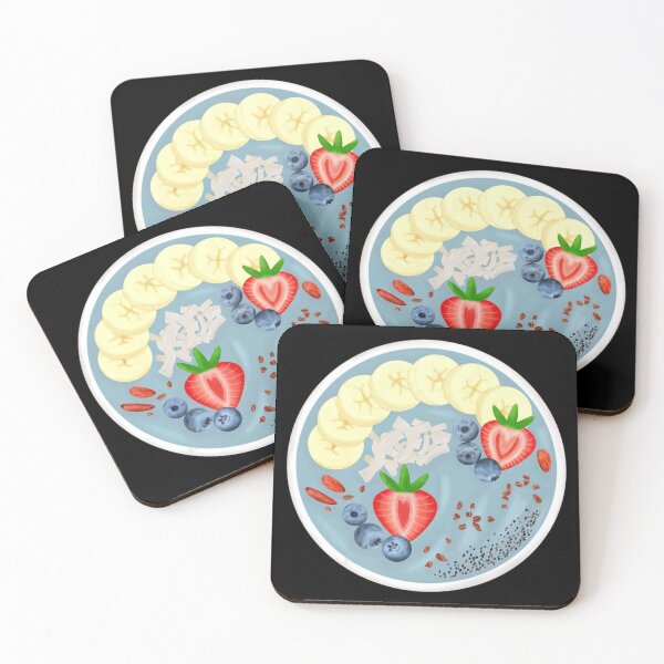 Item preview, Blue Smoothie Spirulina with Fruit Bowl designed and sold by onepiconetreat.