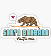 Santa Barbara - California. Sticker