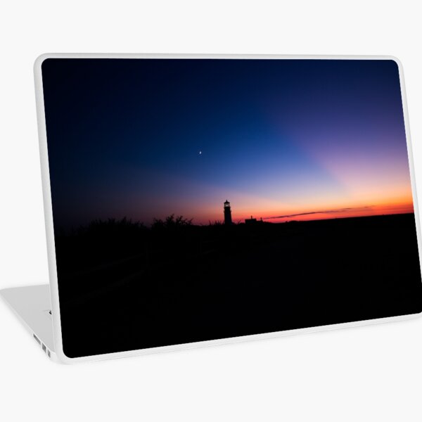 Sunset at the Highland Lighthouse Laptop Skin