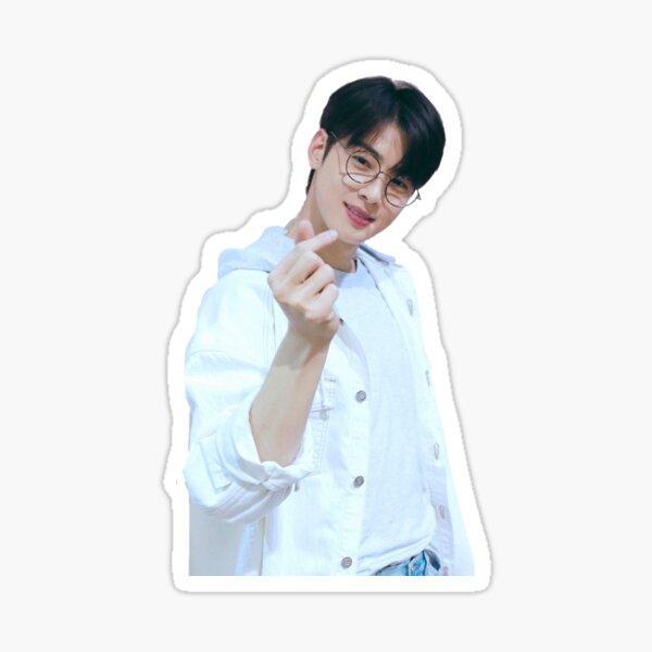 Cha Eun-woo Sticker for Sale by TheAsianSide