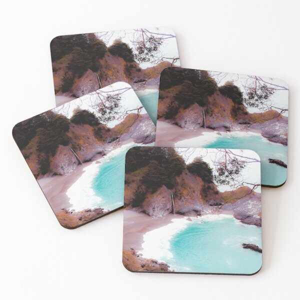 Item preview, waterfall with sandy beach at Mcway Falls, Big Sur, Highway 1, California, USA designed and sold by Mrvell.
